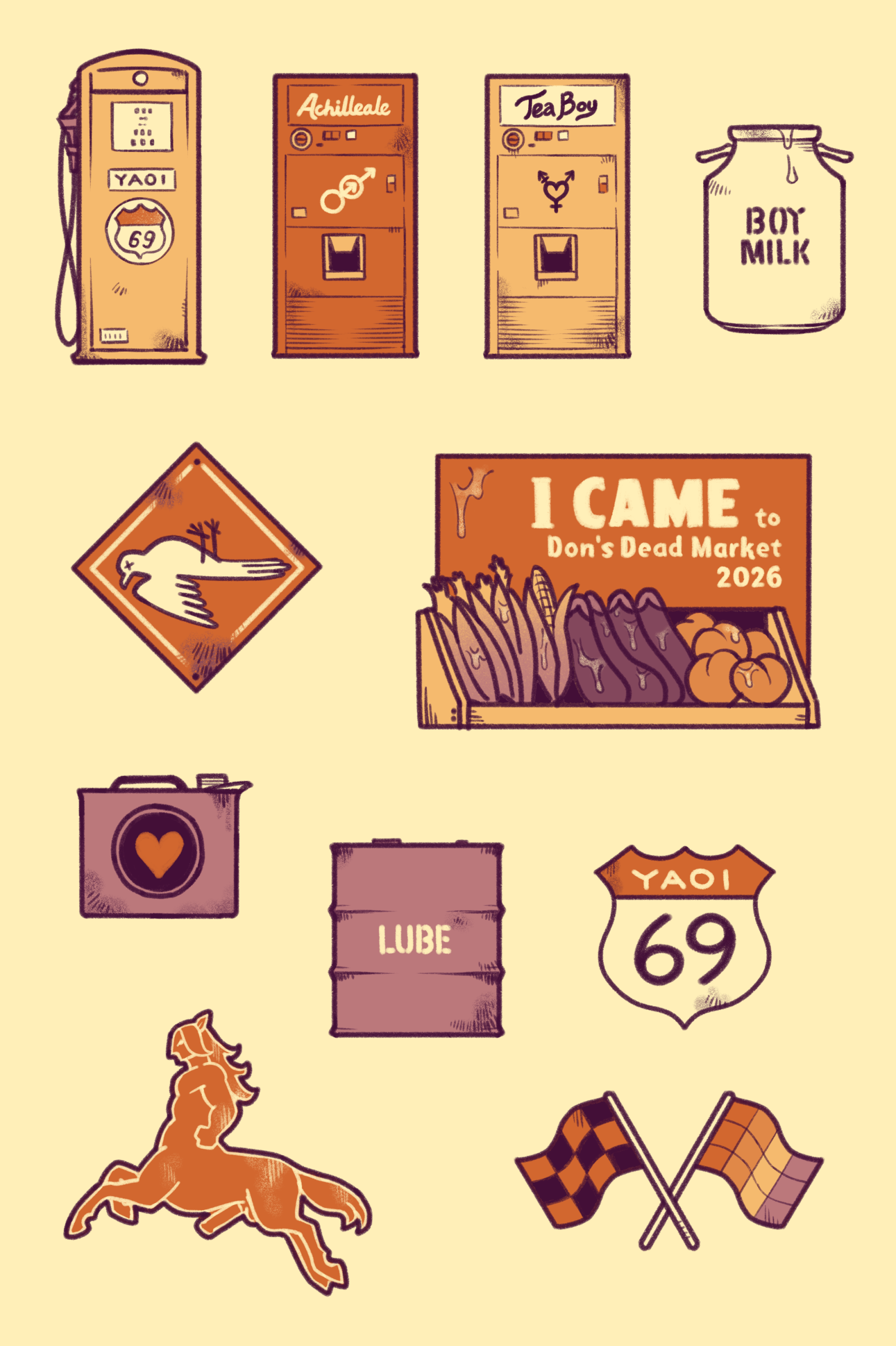 Market Stickers ’26 PRE-ORDER